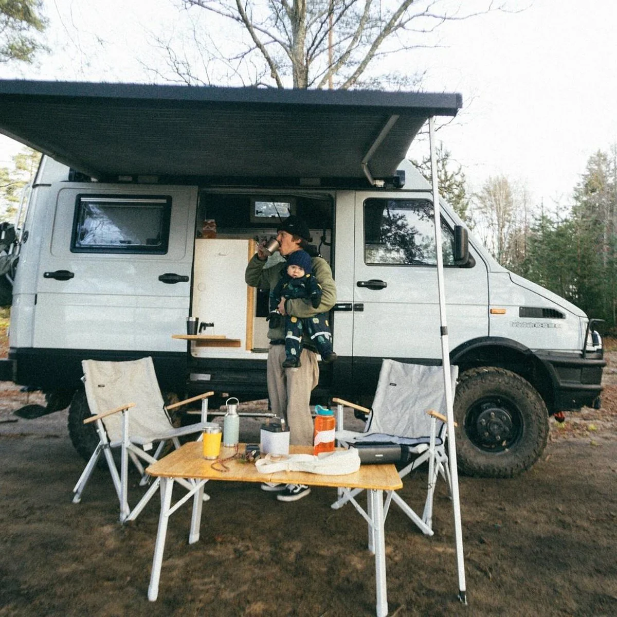 Dometic Go Compact Camp Table Bamboo Table - Image 4