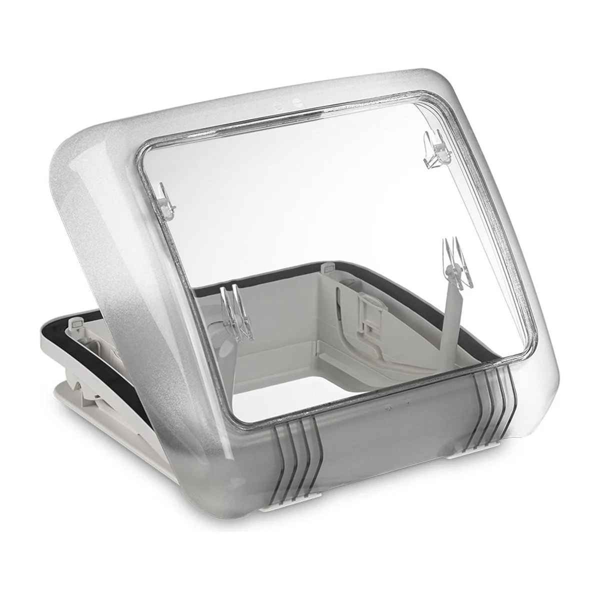 Dometic Micro Heki Roof Window With Blind Flyscreen & Forced Vent 280x280mm