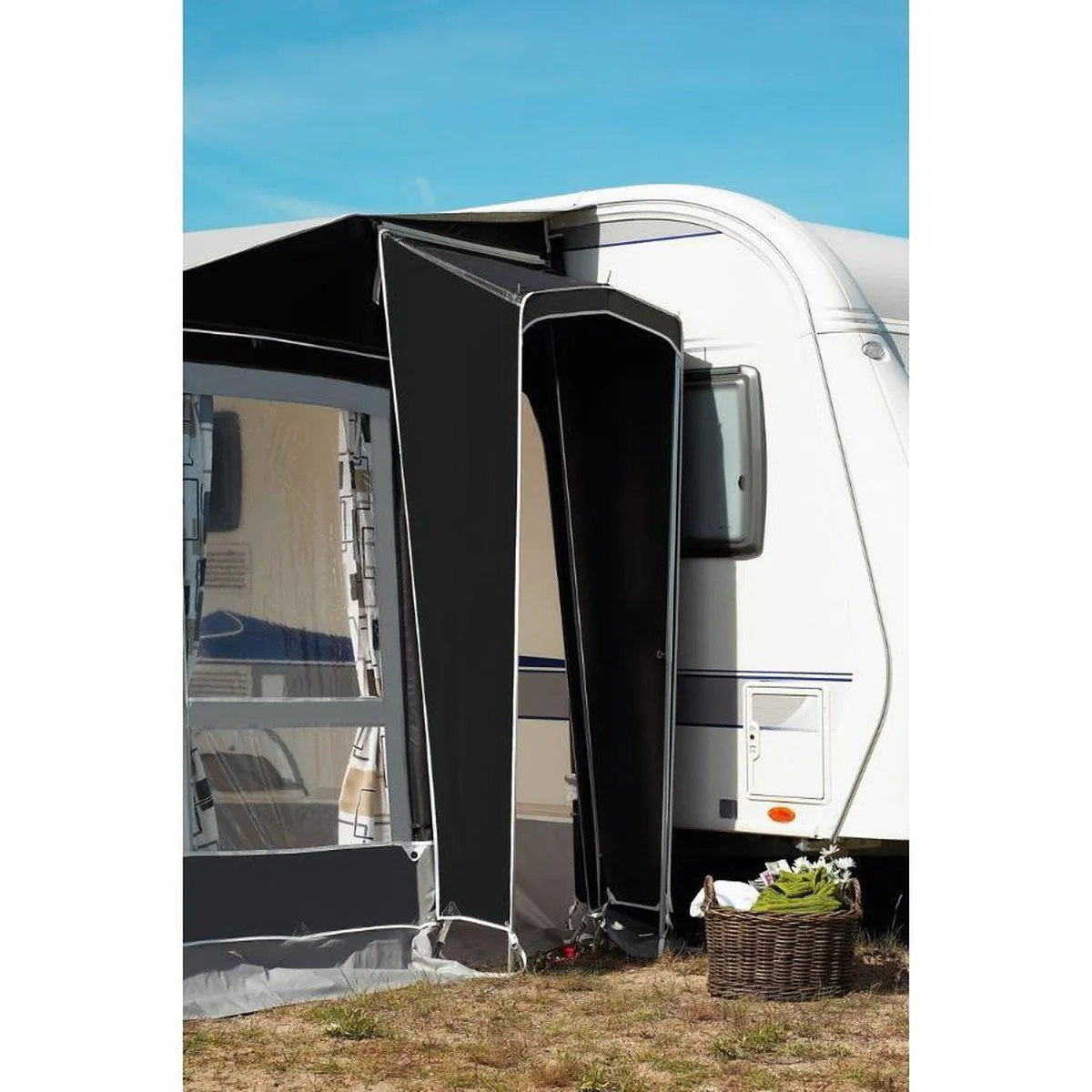 Door Canopy Universal 360/420 Coal - Image 2