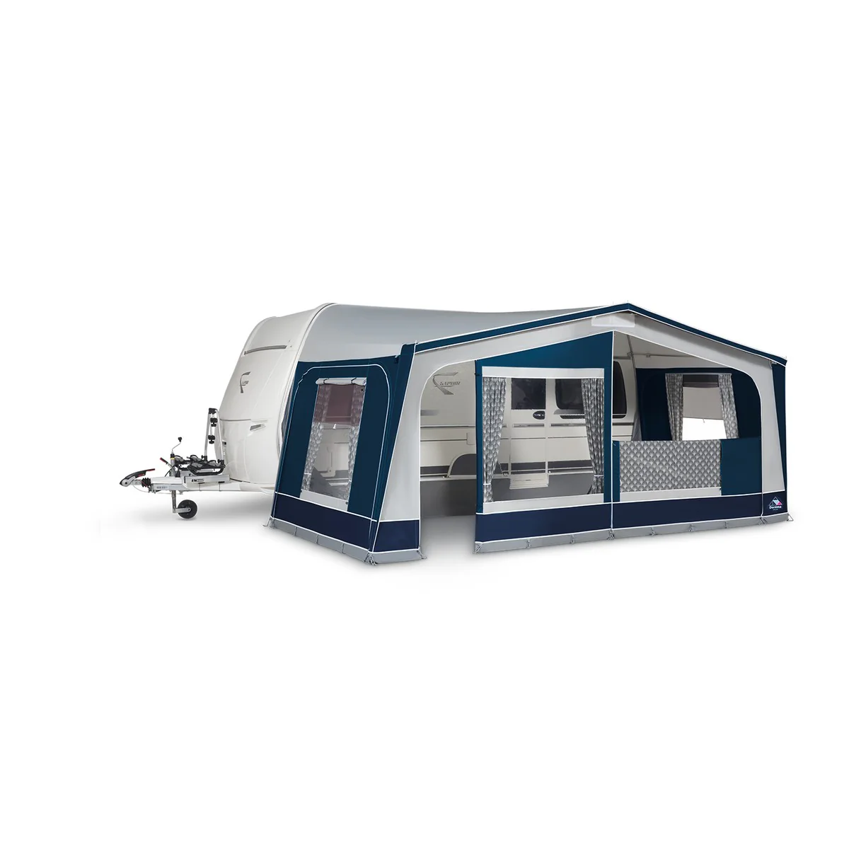 Dorema Monza XL 270 Blue Full Caravan Awning