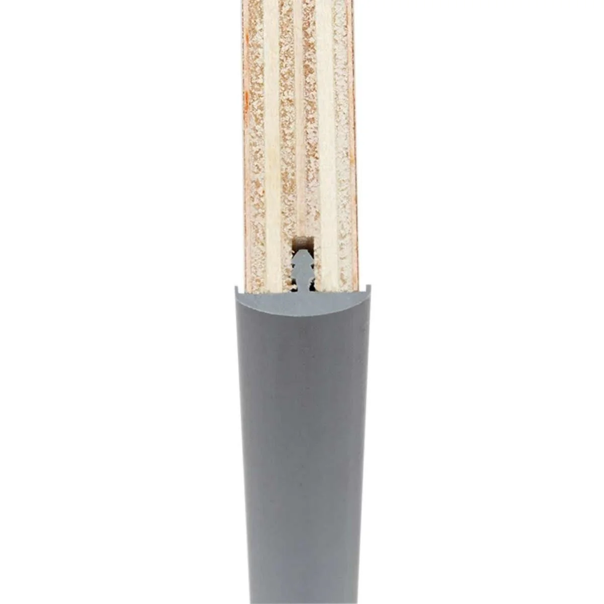 Double Lipped T-Trim Dark Grey 50m Roll