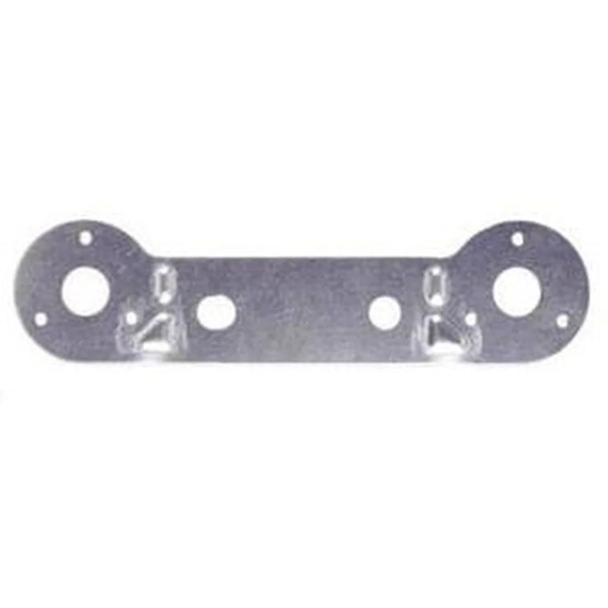 Double Socket Plate Straight (C/10502/2GALV)