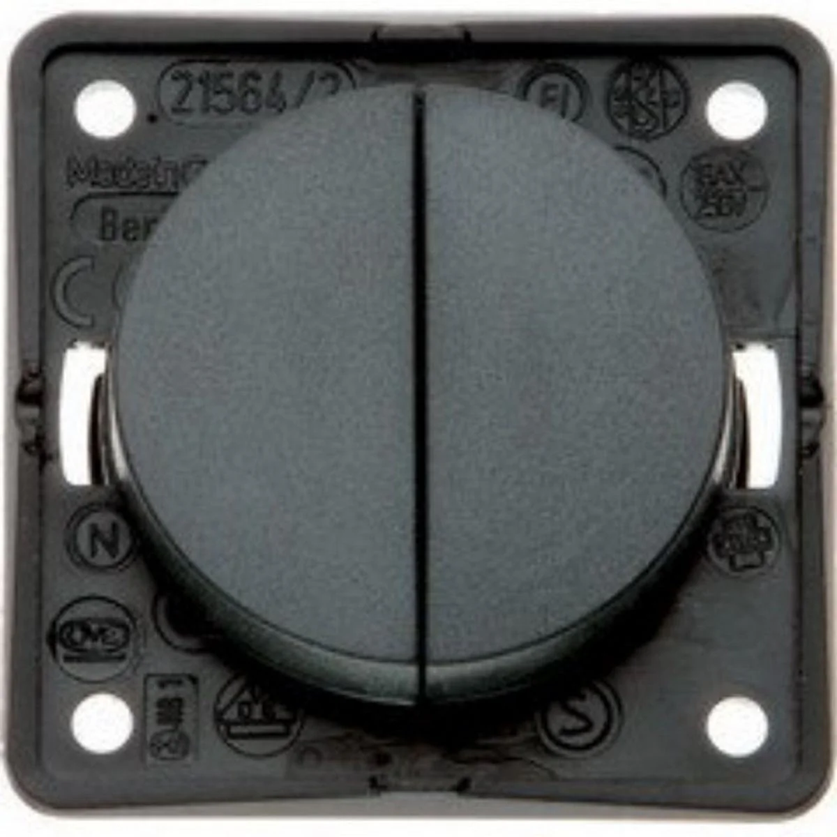 Double Switch Anthracite (21232A) Convenient Double Switch for Your Caravan