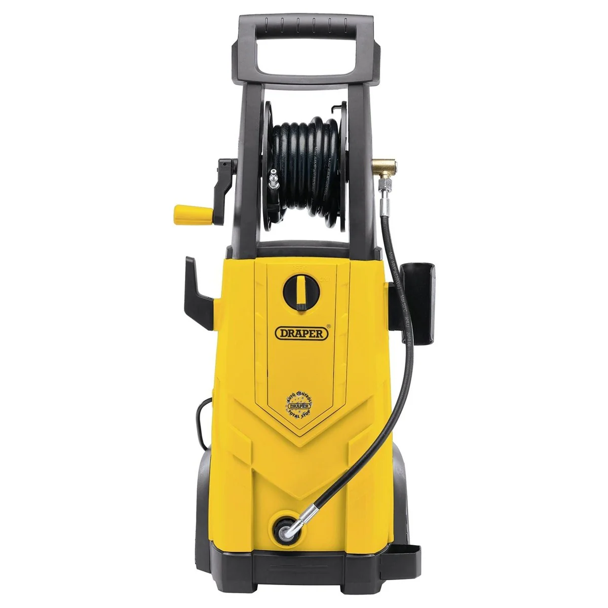 Draper 230V Pressure Washer, 2,200W, 165Bar, Yellow 03096 - Image 2