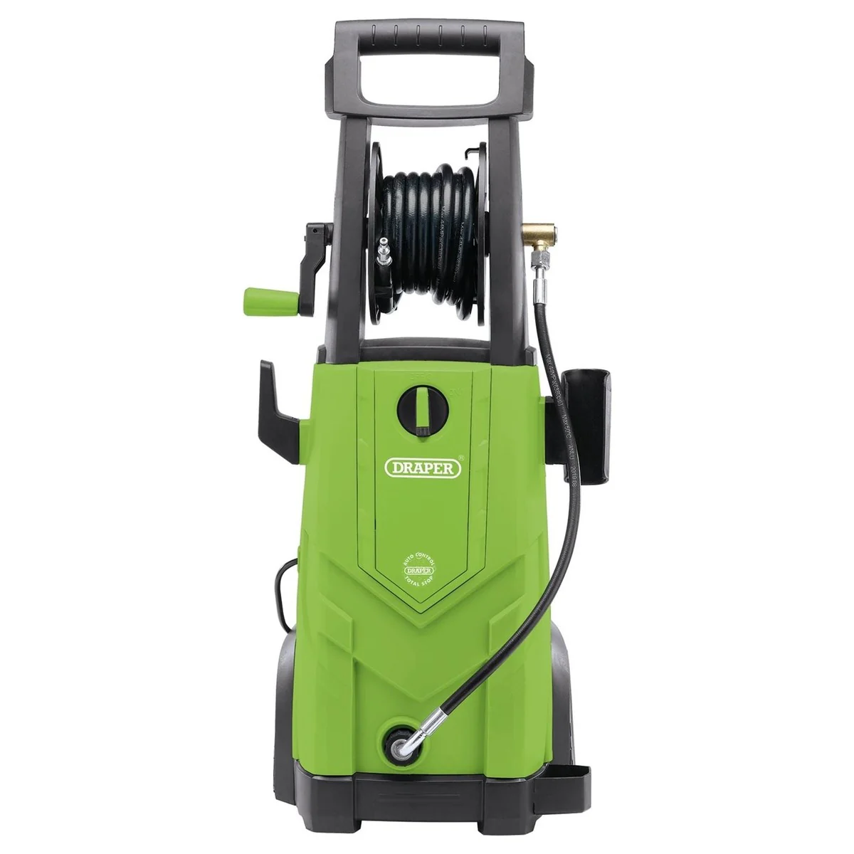 Draper 230V Pressure Washer, 2200W, 165Bar, Green 03095 - Image 2