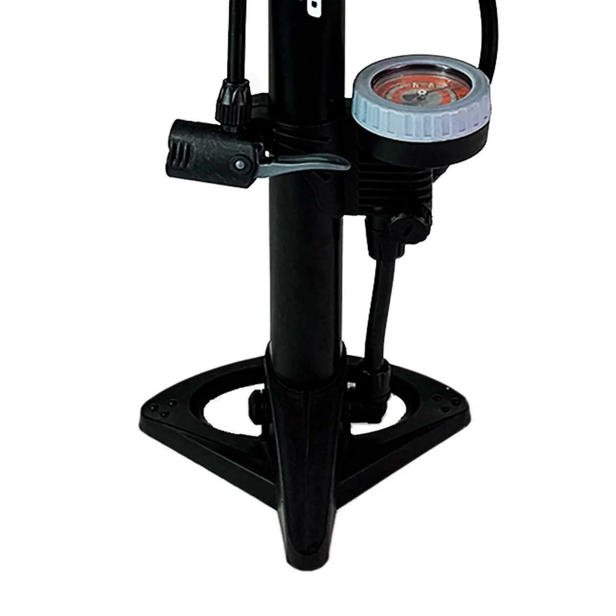 Dunlop Floor Bike Pump With Pressure Gauge Standpump Manometer 11Bar Black Air - Image 3