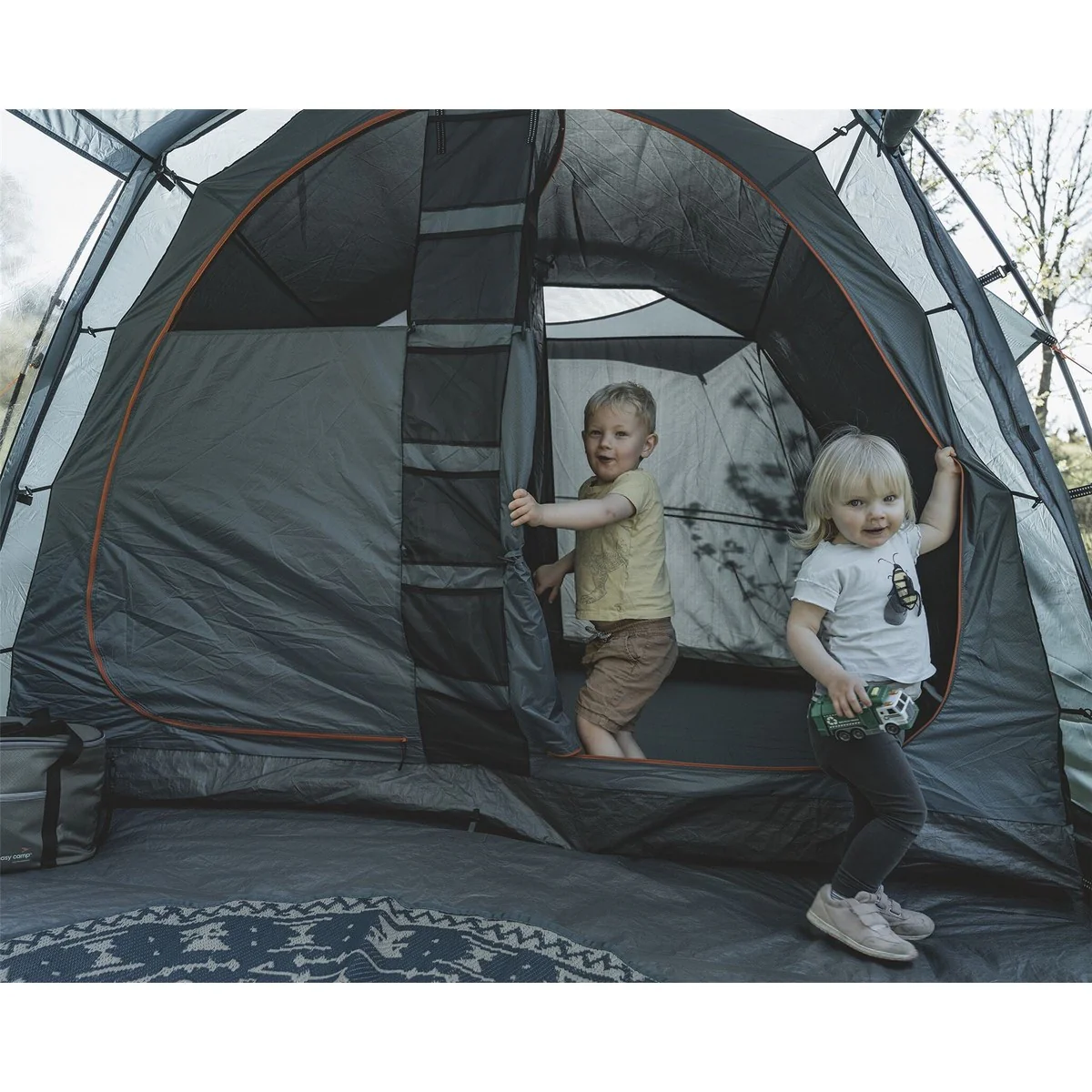 Easy Camp Hamra 4 Pole Blue 4 Person Tent - Image 10
