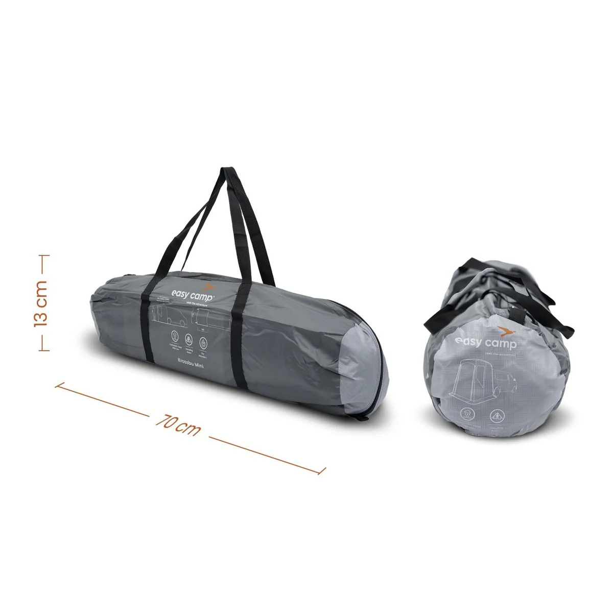 Easy Camp Krossbu Mini Tailgate Awning 175-190cm Caddy Berlingo Rifter - Image 3