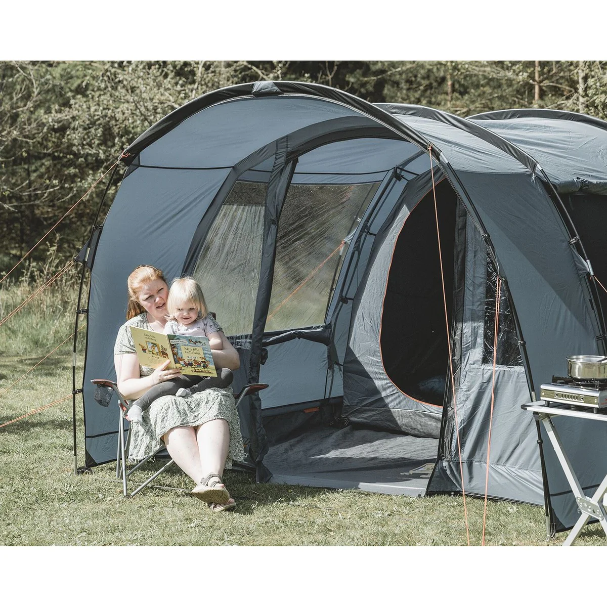Easy Camp Skarvan 4 Pole Blue 4 Person Tent - Image 11