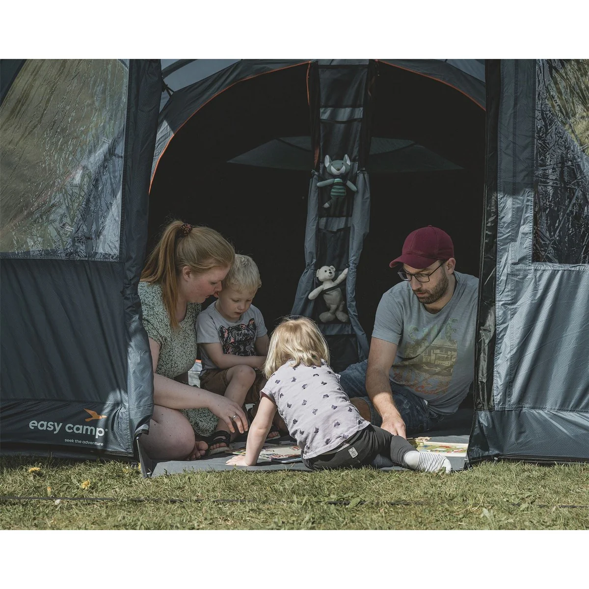 Easy Camp Sola 6 Pole Tent Blue 6 Person - Image 5