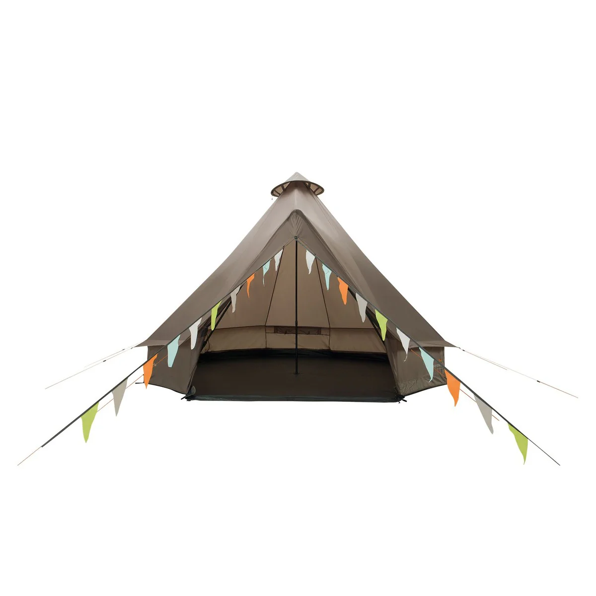 Easy Camp Vaulen Tipi Tent Dark Sand 7 Person - Image 3