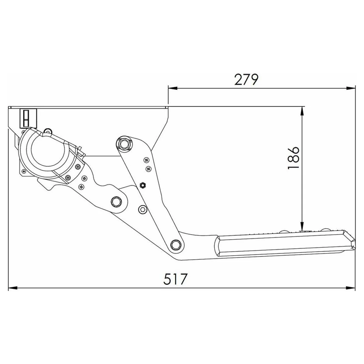 Electronic Step with Seesaw Motion 440mm - Motorhome Step with Seesaw Motion - Image 2