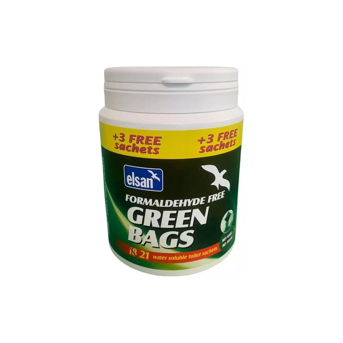 Elsan Green Bags Chemical Cassette Toilet Sachets Camping Caravan Motorhome