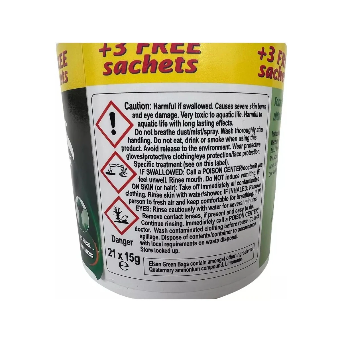 Elsan Green Bags Chemical Cassette Toilet Sachets Camping Caravan Motorhome - Image 3