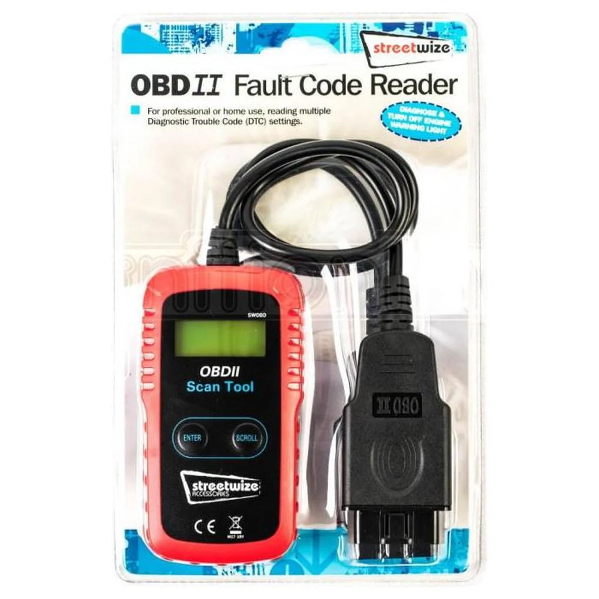 EOBD OBDII OBD2 Car Fault Code Reader Vehicles Scanner Tool Diagnostic - Image 4