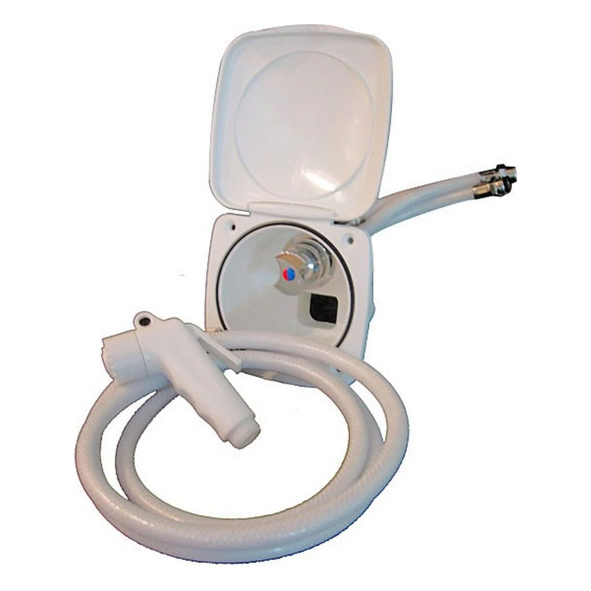 External Shower Mixer Box Square