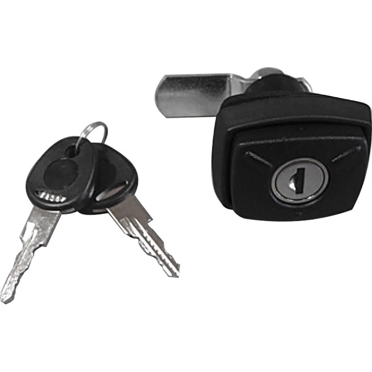 FAP Square Push Lock Black Caravan/Motorhome Part