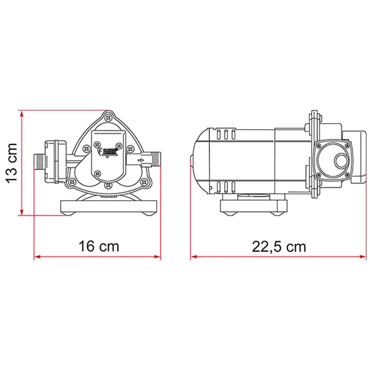 Fiamma 1.5 Bar Aqua 8 12V 10 Litre Pressurised Water Pump Caravan Motorhome AQUA - Image 2