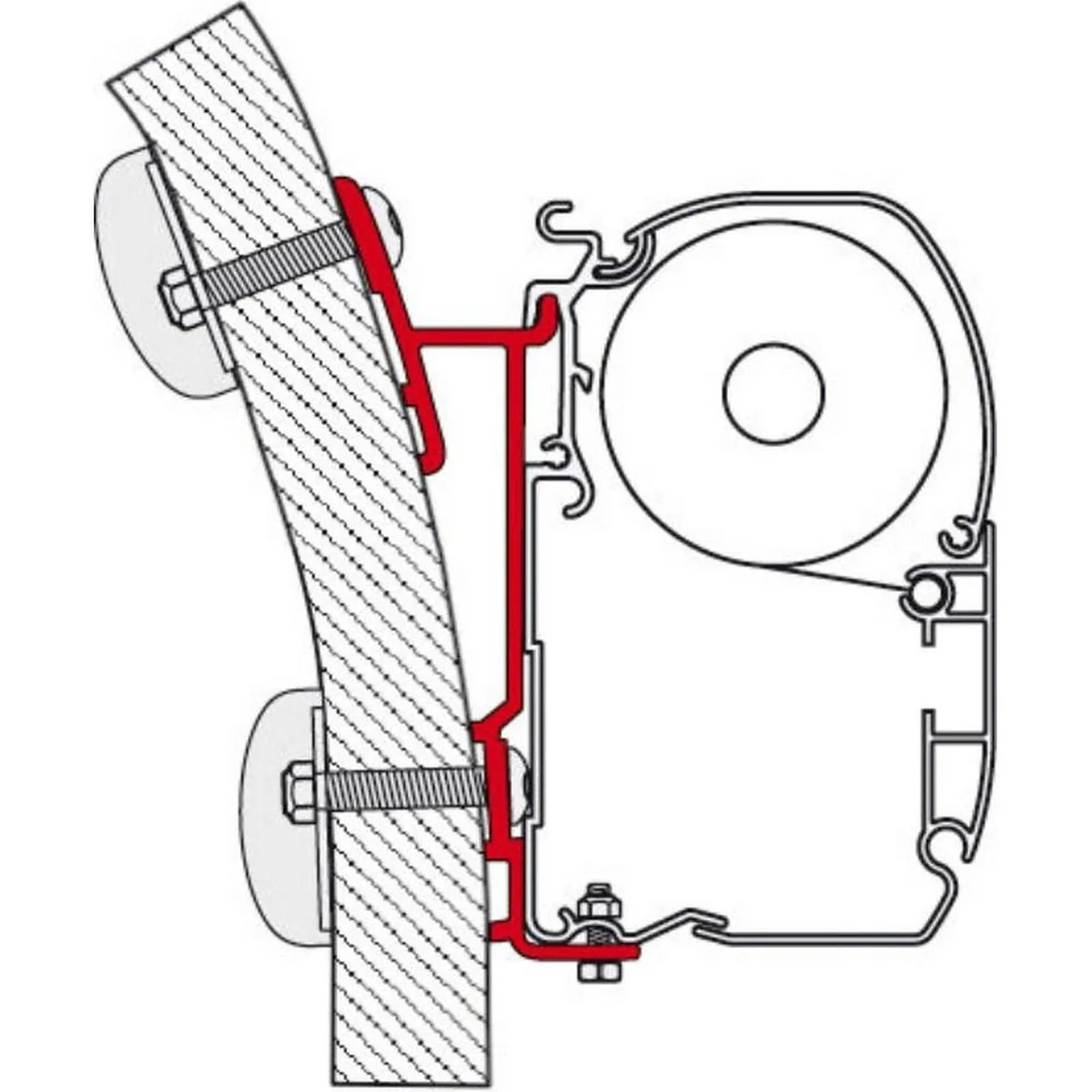 Fiamma Adapter Hymer Klasse 3.5m (98655-248) - Image 2