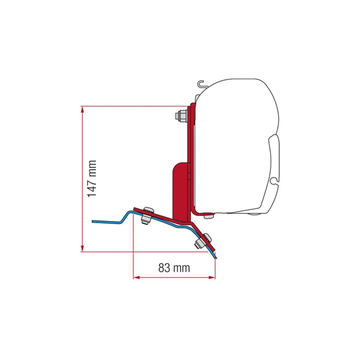 Fiamma Adapter Kit Ford Custom