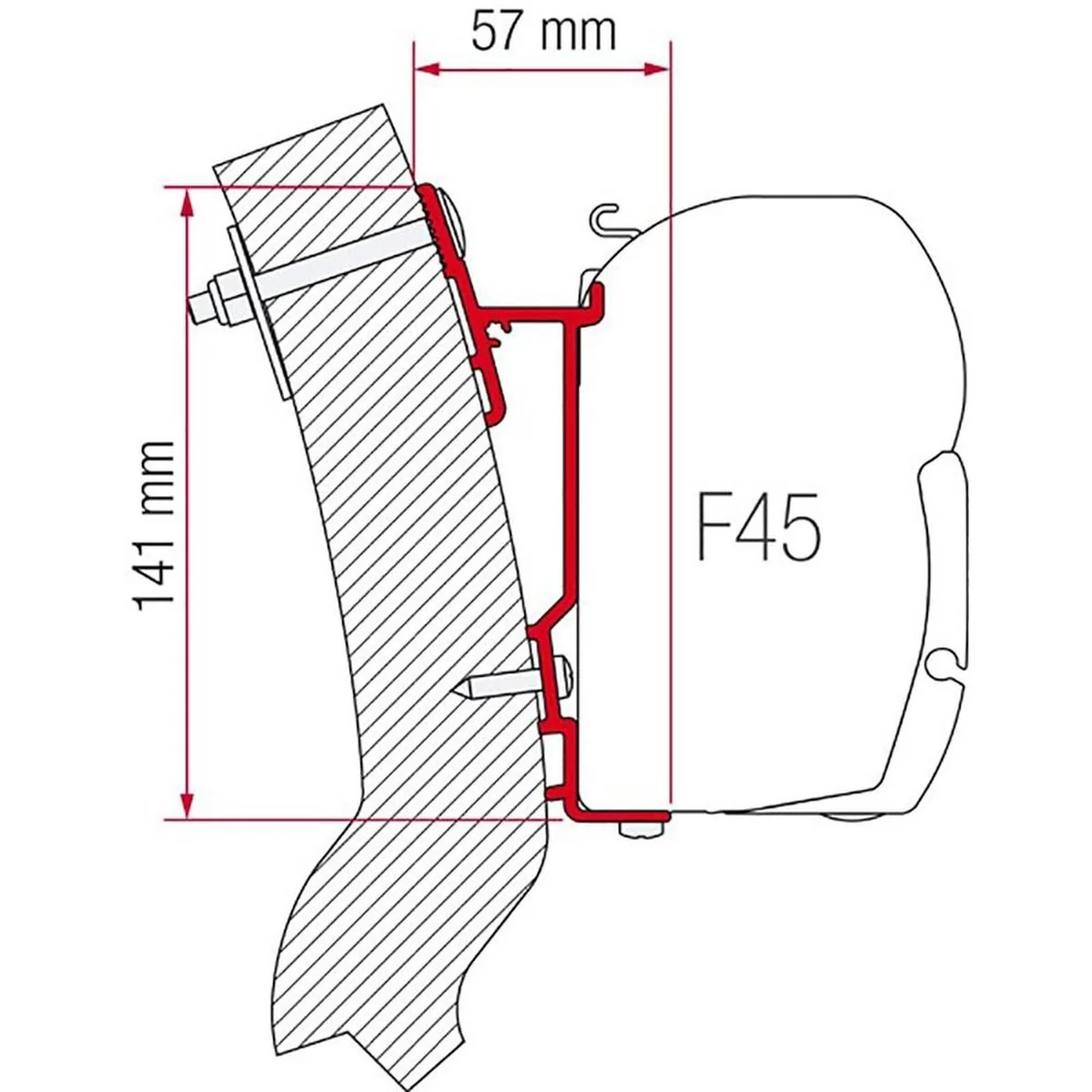 Fiamma Adapter Wingamm Oasi 230 (98655-929) - Image 2