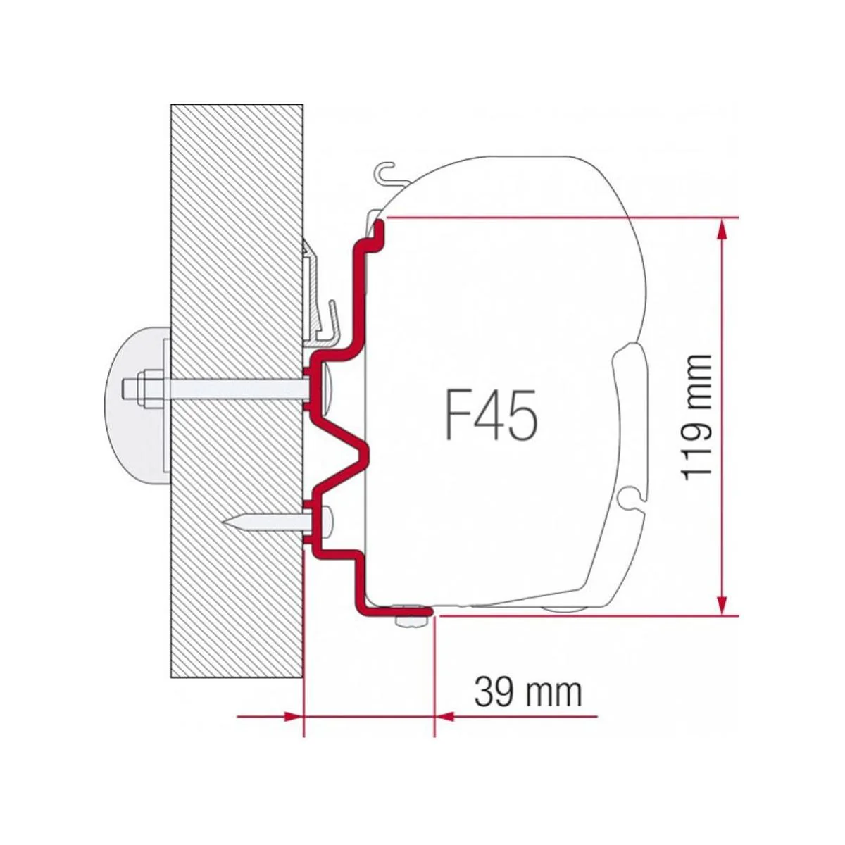 Fiamma Adaptor Rapid 90DF 10 400: Quick and Easy Attachment for Your RV