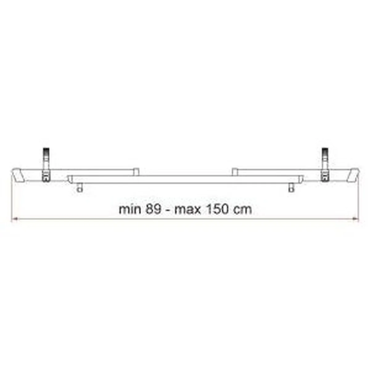 Fiamma Bikerail Quick C Black Caps 98656-369 - Image 2