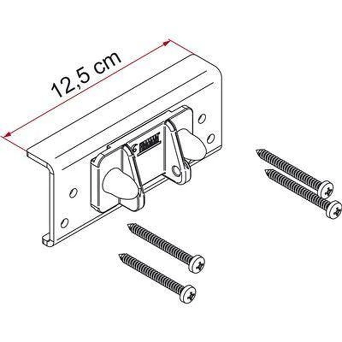 Fiamma Bracket Kit For Dethleffs After 2010 Carry Bike Pro - Image 2
