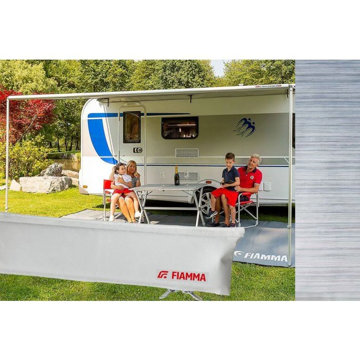 Fiamma Caravanstore Evo 200 Royal Blue Awning