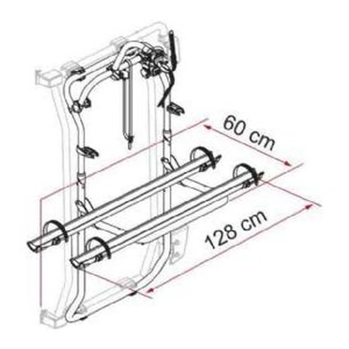 Fiamma Carry-Bike Frame Deep Black 02096-35A - Image 2