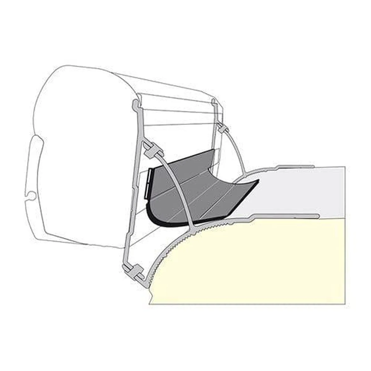 Fiamma F35/45S Rainguard Kit Van 3M 98655-947 - Image 5