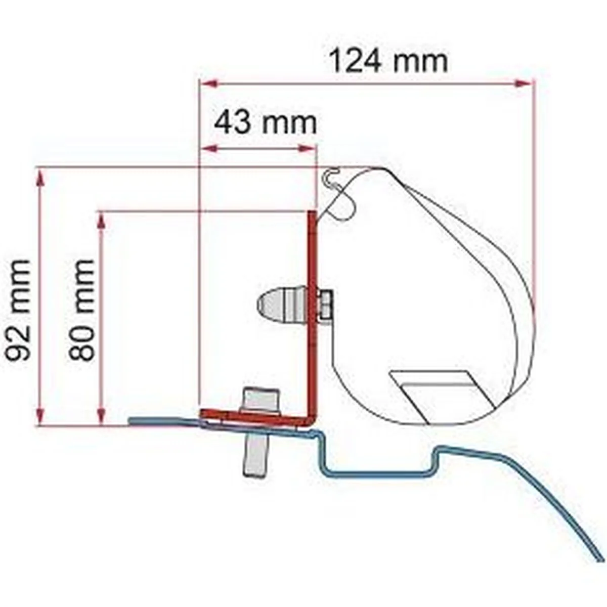 Fiamma F35 Adapter Kit Nissan Nv200 98655Z026