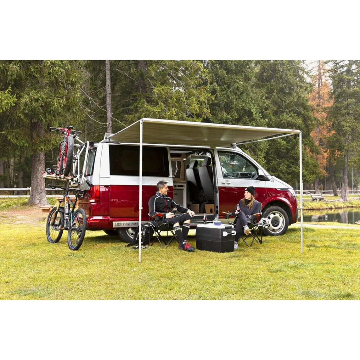 Fiamma F35 Pro Awning - Minivan Awning - Black Case