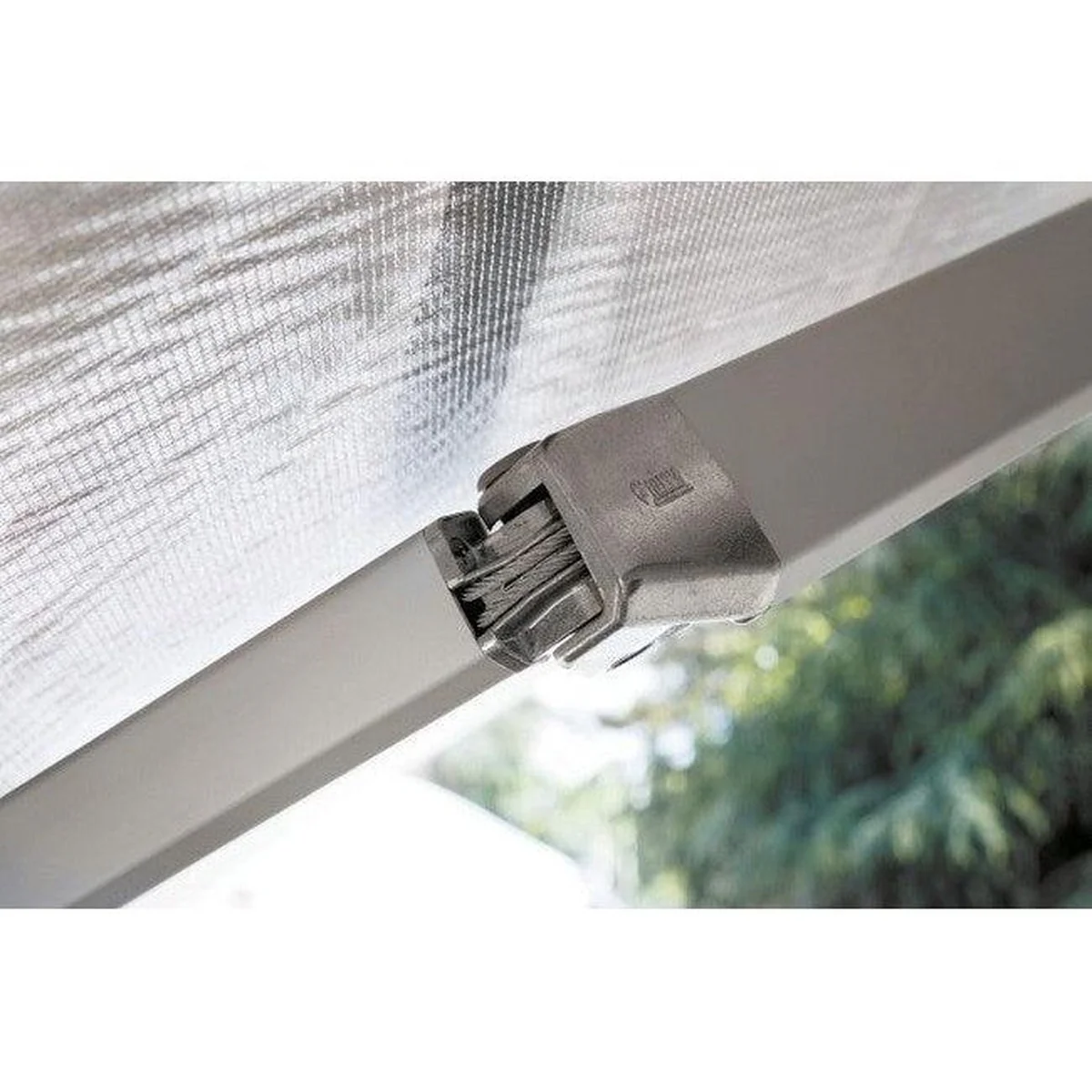 Fiamma F45 S Winch Awning Wind Out 300 Polar White Royal Grey Fabric 06280A01R - Image 4