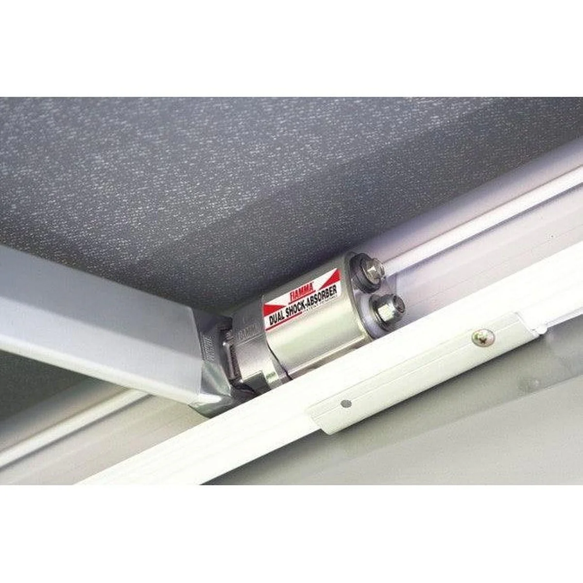 Fiamma F45 S Winch Awning Wind Out 300 Polar White Royal Grey Fabric 06280A01R - Image 9