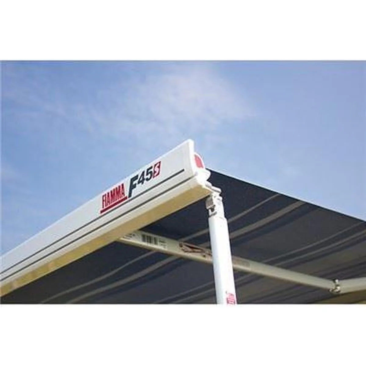 Fiamma F45 S Winch Awning Wind Out 350 Polar White Royal Blue Fabric 06280B01Q - Image 3
