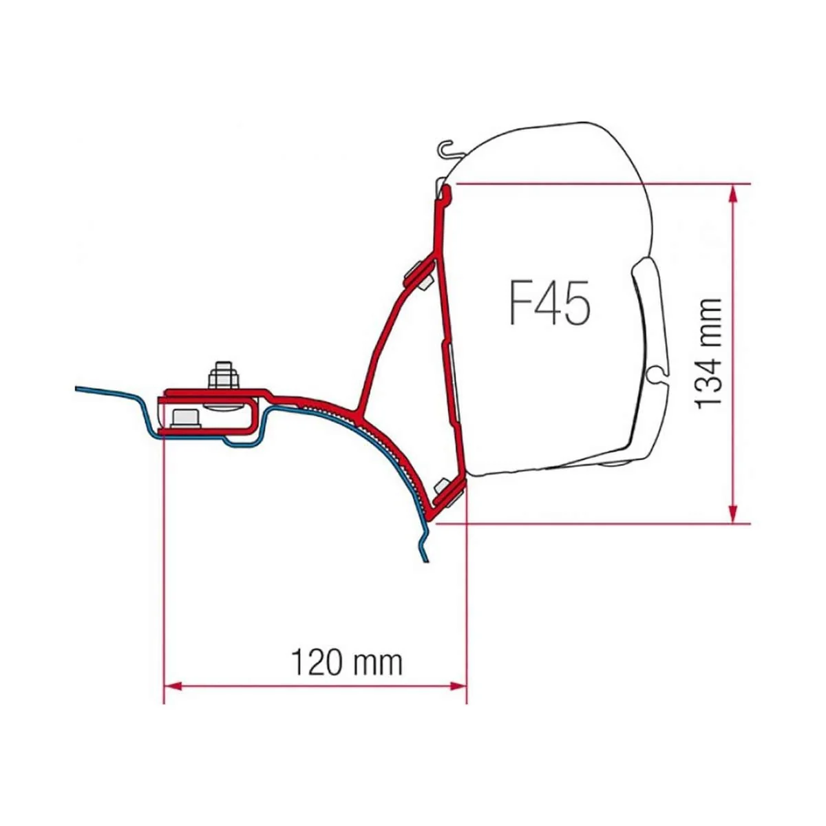 Fiamma F45S Awning, Indel B Fridge, Can Hob/RH Sink & Cold Tap Bundle - Image 2