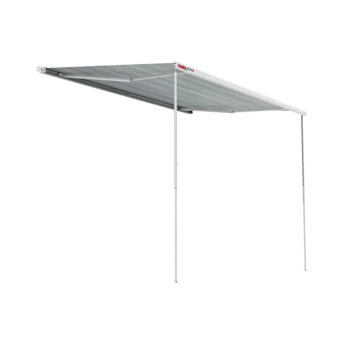 Fiamma F80S 370 Awning Deep Black Case Royal Grey Fabric Motorhome Caravan Van - Image 2
