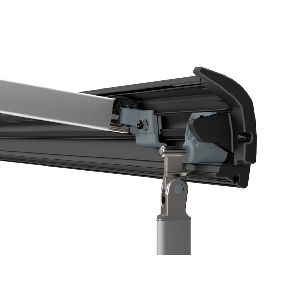 Fiamma F80s 400 Awning Polar White - Royal Grey Fabric (07830E01R) - Image 2