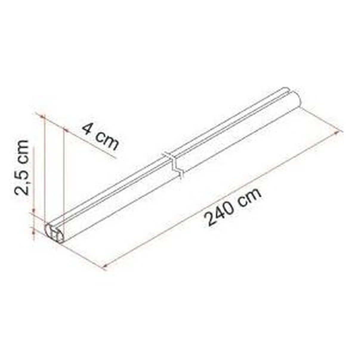 Fiamma Fixing Bar Pro L 98655-295 - Image 2
