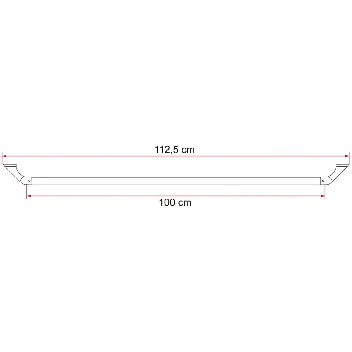 Fiamma Garage Carry Rail Clothes Rack Hanger Caravan Motorhome Campervan - Image 2
