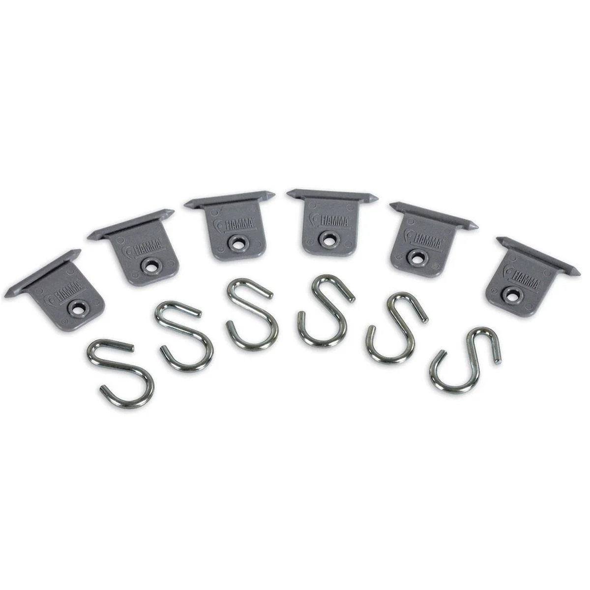 Fiamma Kit Awning S Hook Hangers For Motorhome Caravan Campervan (98655-743) 6x