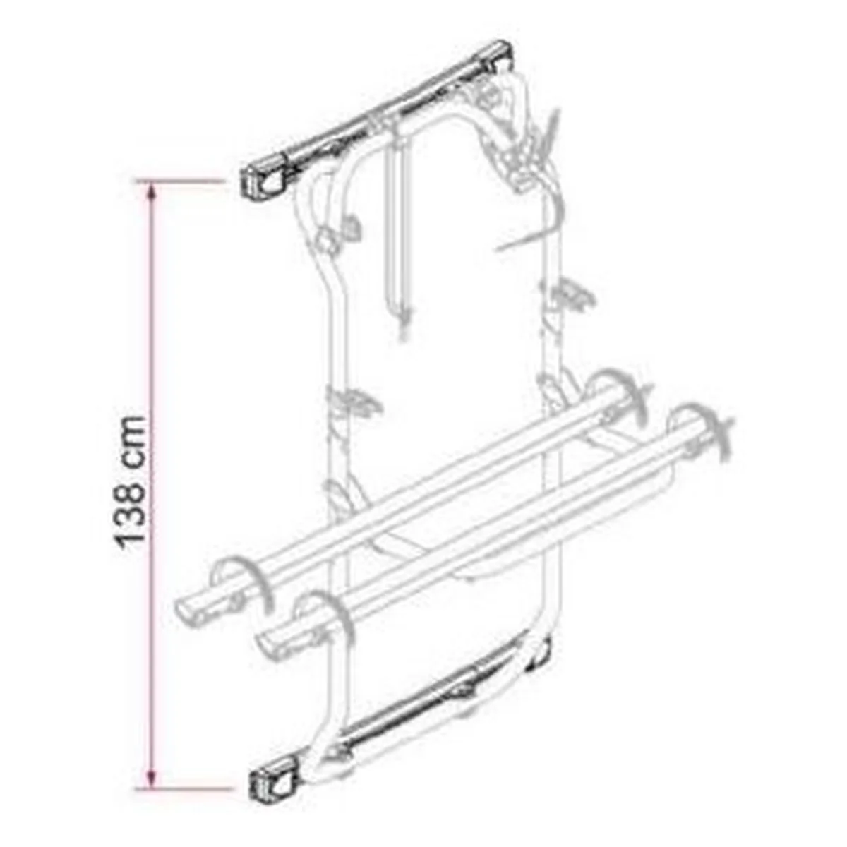 Fiamma Kit Bars Dj Crafter >17 For Cb Dj Deep Black 08754-03A - Image 2