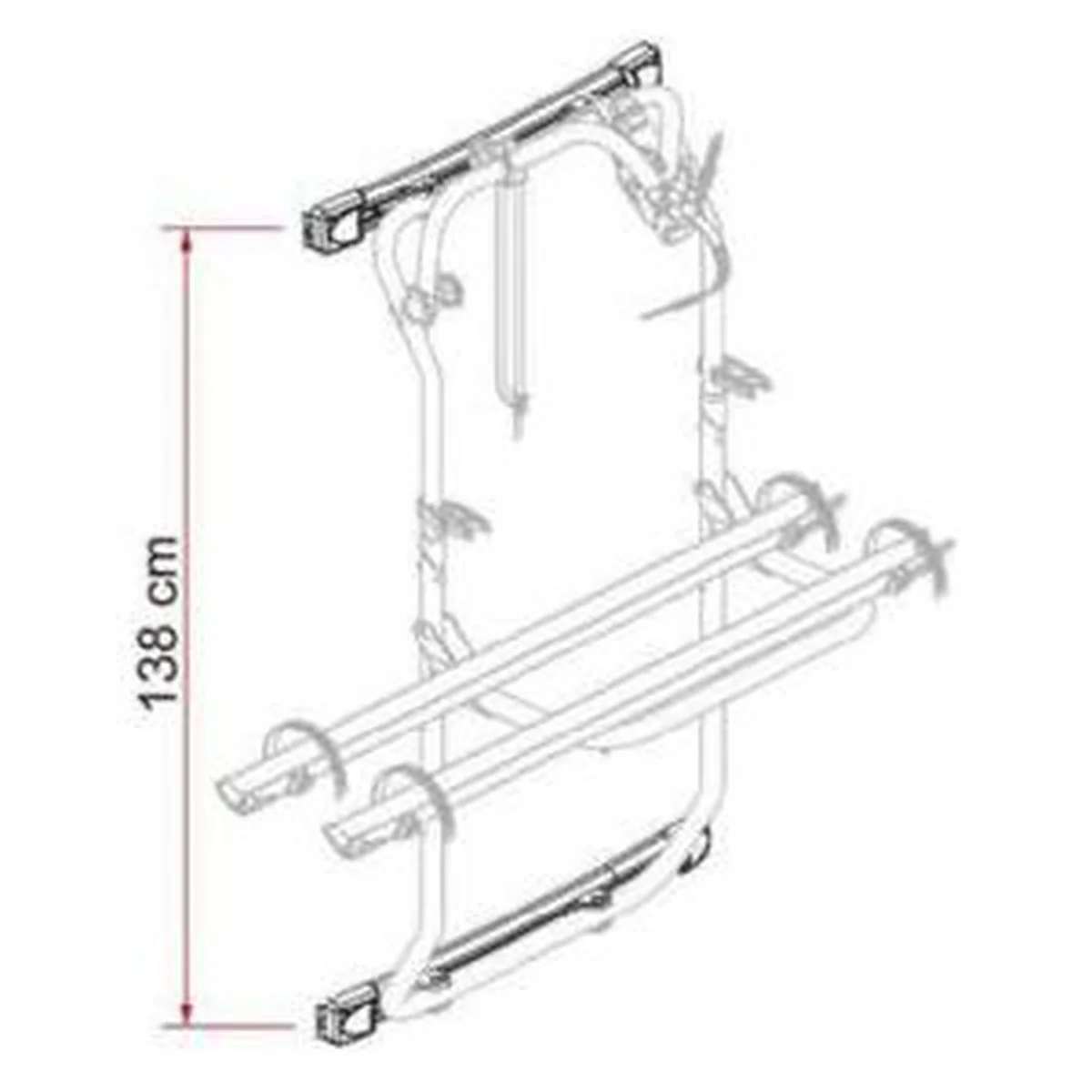 Fiamma Kit Bars Dj Sprinter >06/Crafter >06 <16 Deep Black 08754-02A - Image 2