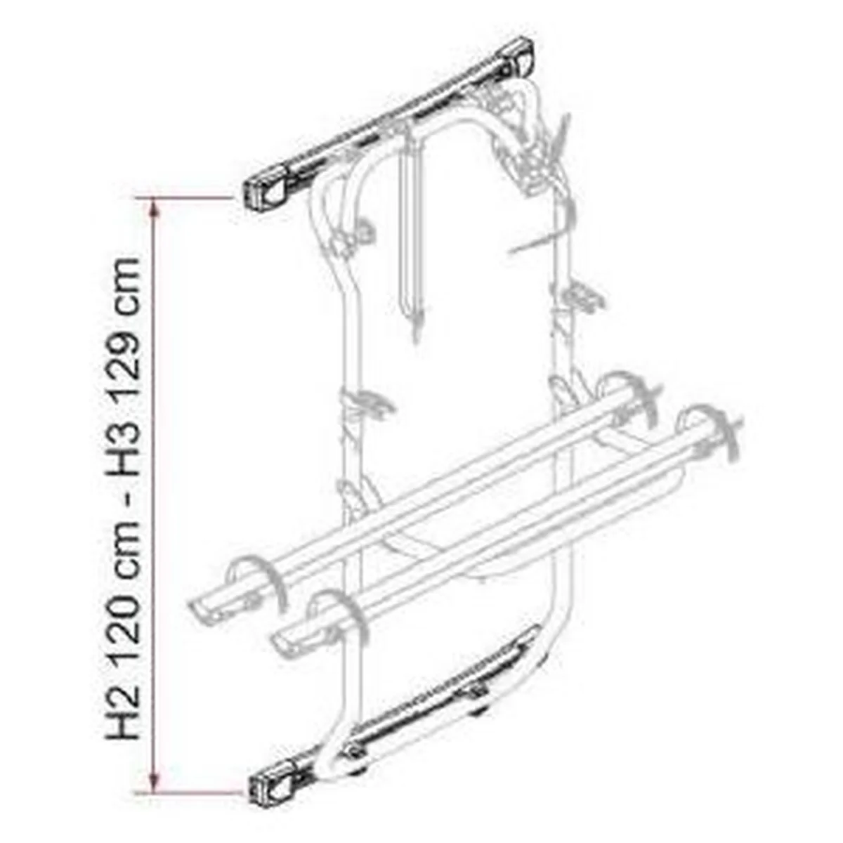 Fiamma Kit Bars Dj Transit >14 For Cb Dj 08754-04- - Image 2