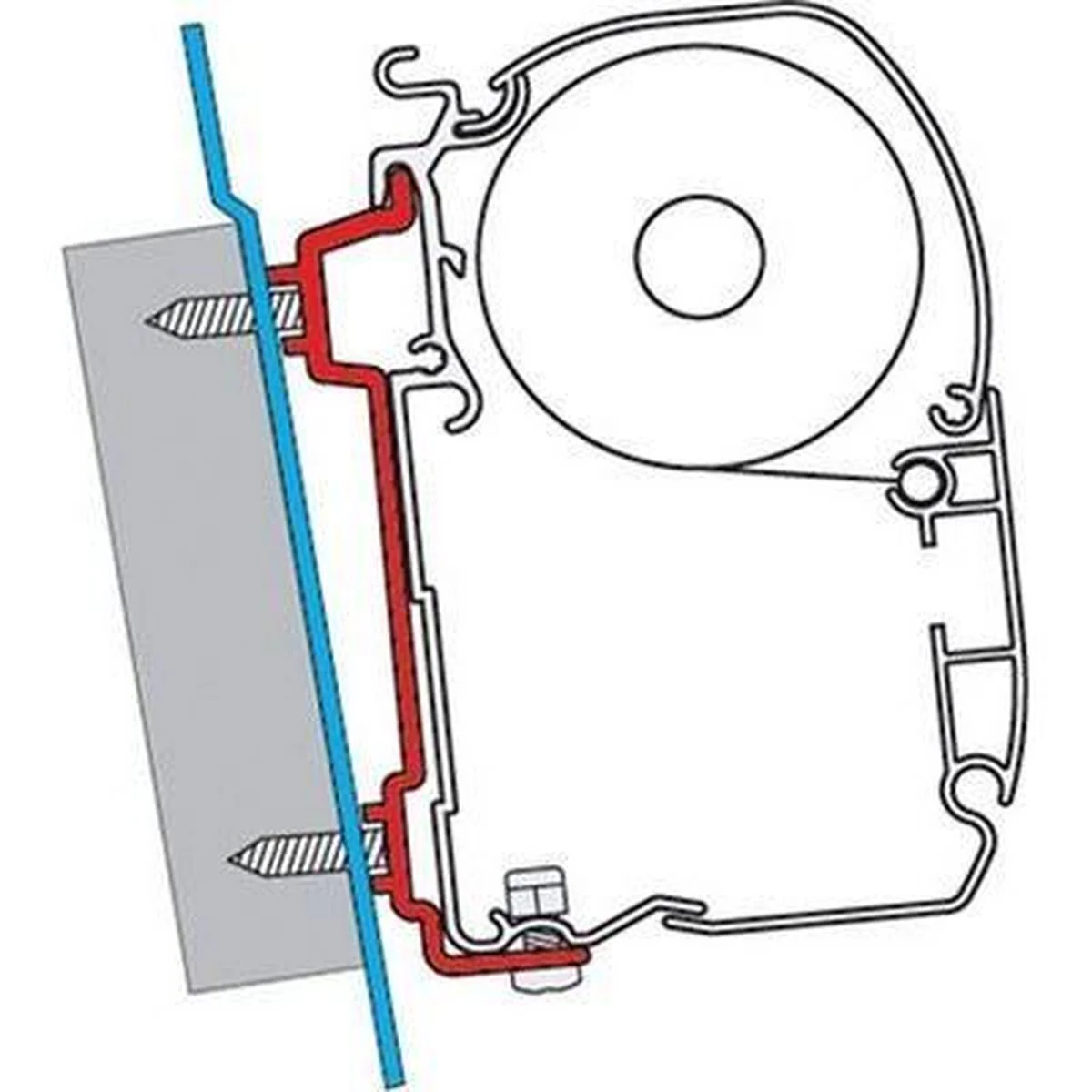 Fiamma Kit Ford Hi Roof Mercedes Sprinter Vw 98655-741 For F45S Awnings 98655-741