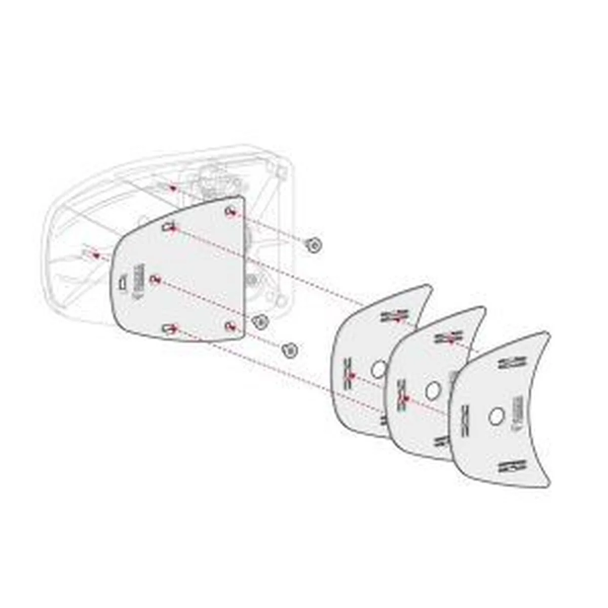Fiamma Kit Spacer Safe Door Black 2017> 08230-01A