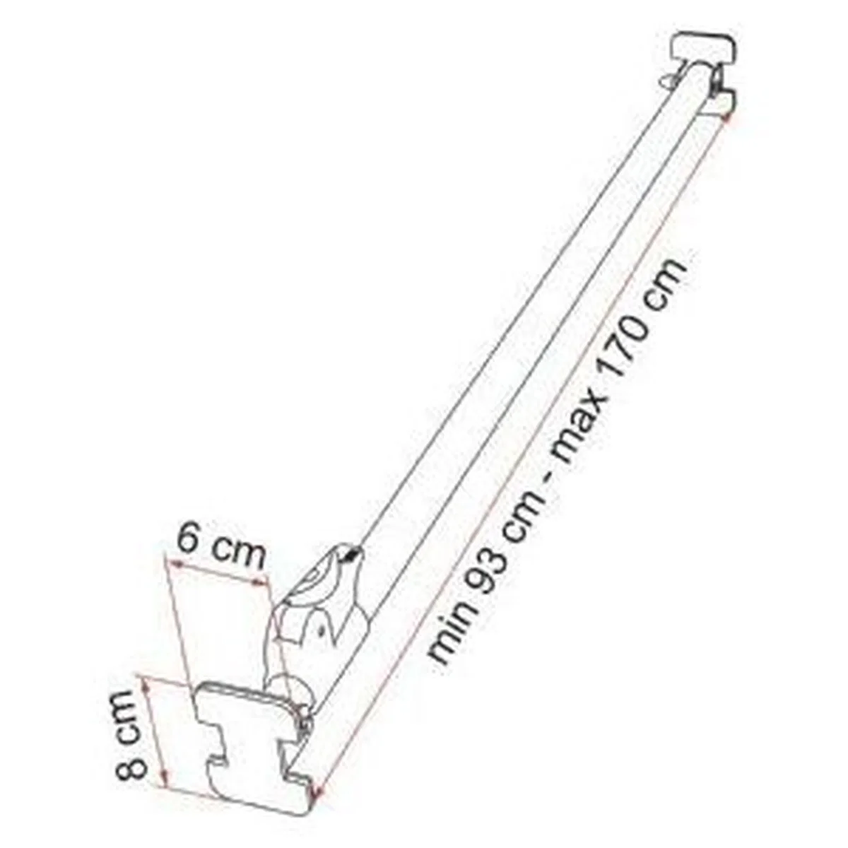 Fiamma Luggage Bar 05411-03- - Image 2
