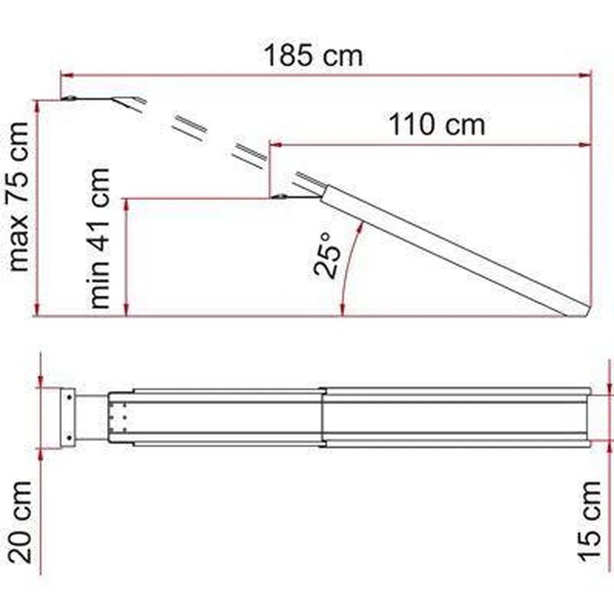 Fiamma Motorbike Carry Ramp Motorhome Garage Van - Image 2