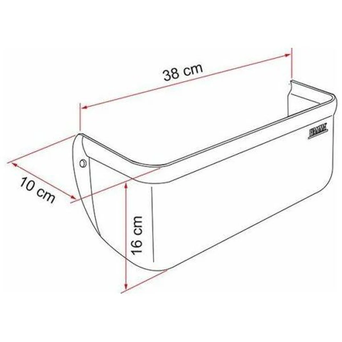 Fiamma Pocket XL Handy Storage Pocket For Caravans & Motorhomes - Image 4